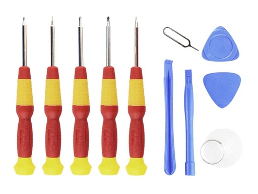 [DES11B] Kit de Herramientas de Apertura de Pantallas de Telefonos Moviles 11 en 1, Destornillador, Paleta, ETC.