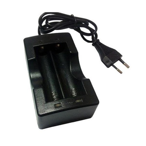 [BH18650-09]  Cargador de 2 Baterías de Litio 18650 3.7V