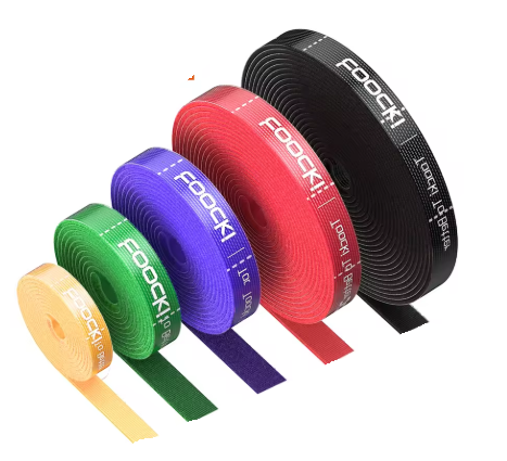 [VELCRO] Velcro de Nylon para Ordenar Rollo de 5mt 