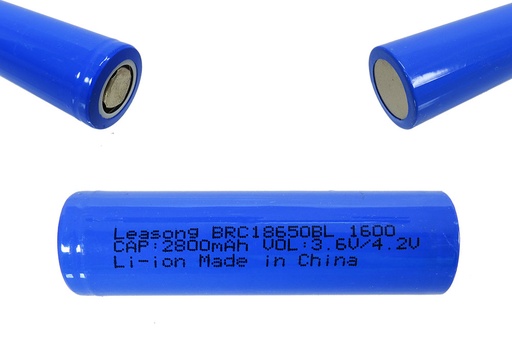 [BRC18650BL] Bateria de LI-ION 3.7V 1600mAH 69X18 mm. Azul