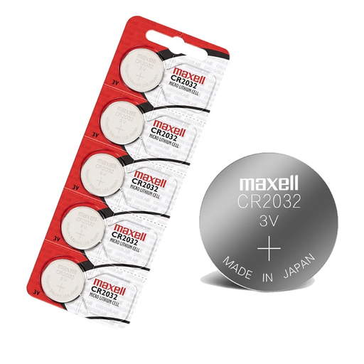 [CR2032-MAX-B] Bateria de Litio Boton 3V. CR2032 x 5 Pilas MURATA