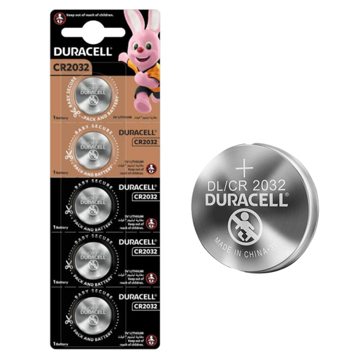 [CR2032-DUR-B] Bateria de Litio DURACELL CR2032 Blister 5 Pilas
