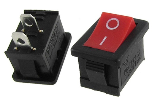 [KCD1-102R] Switch Rocker ON-OFF SPST 2 Pines 3A 250VAC 15x21mm