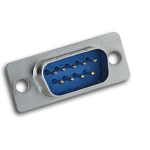 [DB9P] Conector 9 Pines Macho