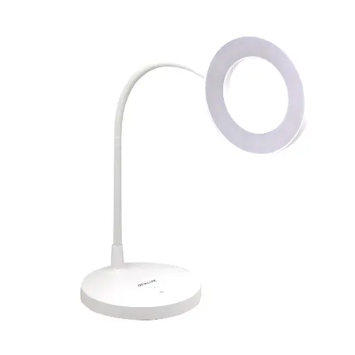 [OP-8849LA] Lámpara De Escritorio Recargable "OPALUX" 20W 40 Led 3CCT 