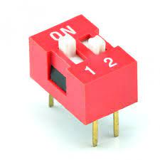 [DIP-SW-2] Dip Switch 2 Pos. Rojo
