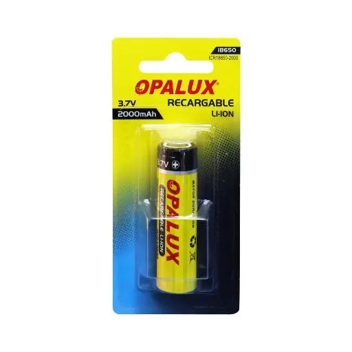 [BRC18650-OP] Bateria de LI-ION 3.7V 2000mAh "OPALUX" 