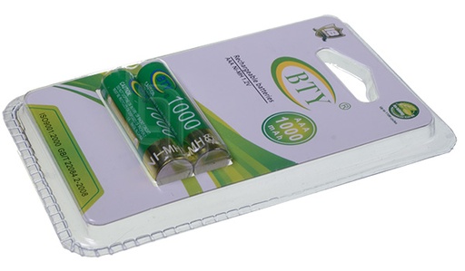 [GN-C311] Bateria AAA de NI-MH 1.2V 1000mAH BTY Recargable