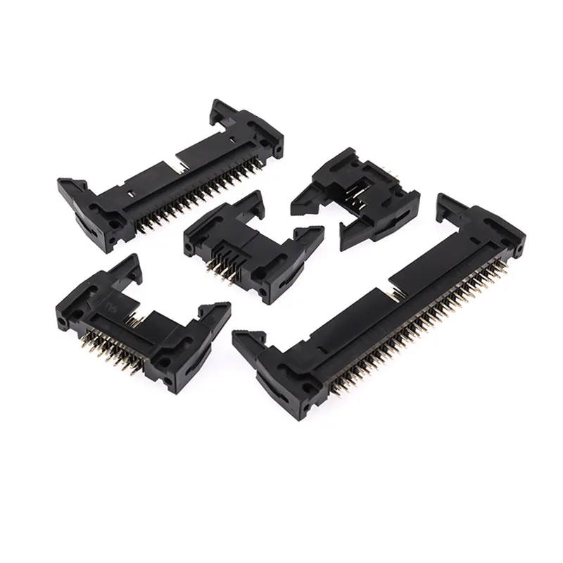 [H10RAS              ] Header Ángulo Recto C./Seguro DC2-10 P 2X5  2.54mm