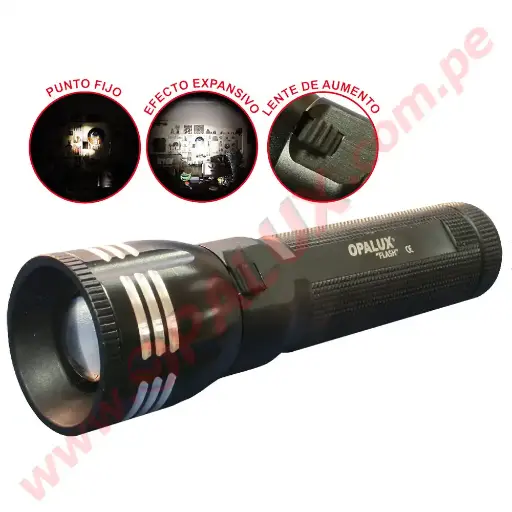 [HB-AJ1] Linterna Flash High Power 8W OPALUX 3 Pilas AAA