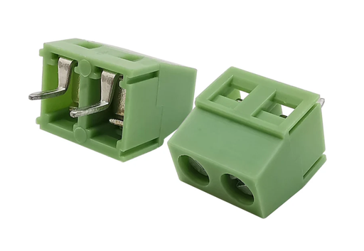 [KF-127-2P] Borne de Conexion Verde 2 PIN 10A 300V KF-127-5.0
