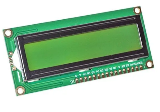 [LCD-216V] Display LCD 2X16 Caracteres  1602A BACKLIGHT Verde