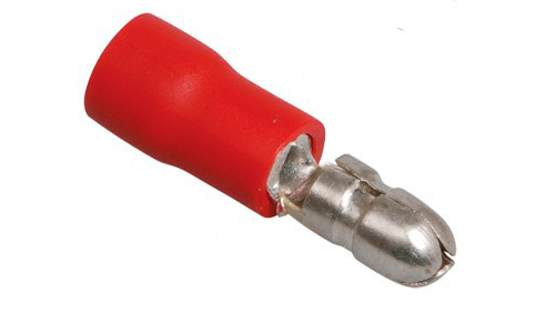 [MPD1.25-156] TERMINAL MACHO PREAISLADO T/BALA AWG 22-16 ROJO