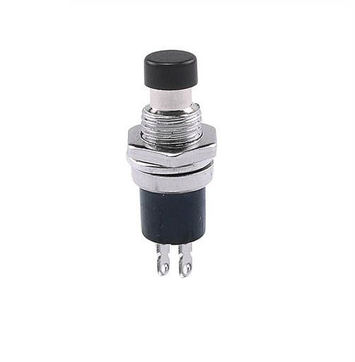 [NB-100-BK-NC] PULSADOR NEGRO NOR. CERRADO T001