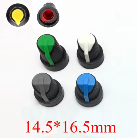 [PER-1060] Perilla P./Potenciometro, Plastico Colores